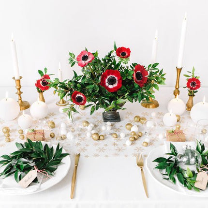 Bolkaarsen Wit 8cm 6st van Partydeco koop je bij Partywinkel