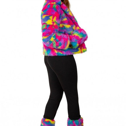 Bontjas Camouflage Regenboog van PartyXplosion koop je bij Partywinkel