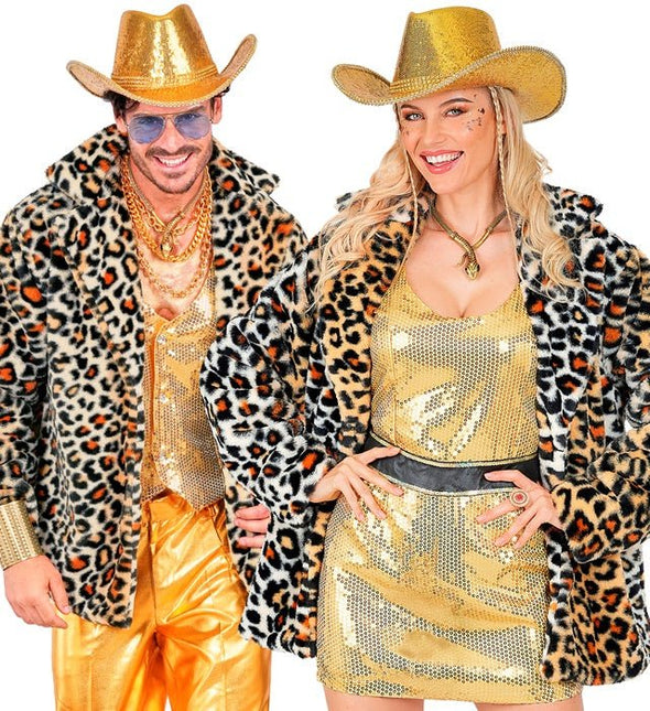 Bontjas Luipaard Pluche van Widmann koop je bij Partywinkel