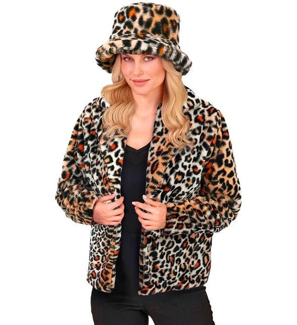 Bontjas Pluche Dames Luipaard van Widmann koop je bij Partywinkel