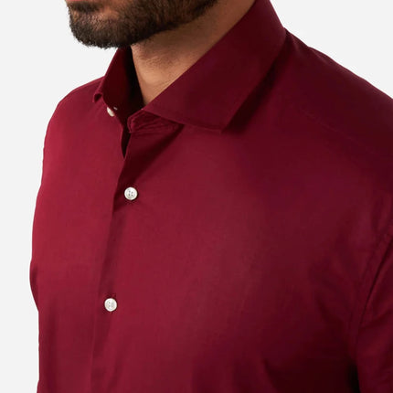 Bordeaux Rood Overhemd Heren OppoSuits van OppoSuits koop je bij Partywinkel