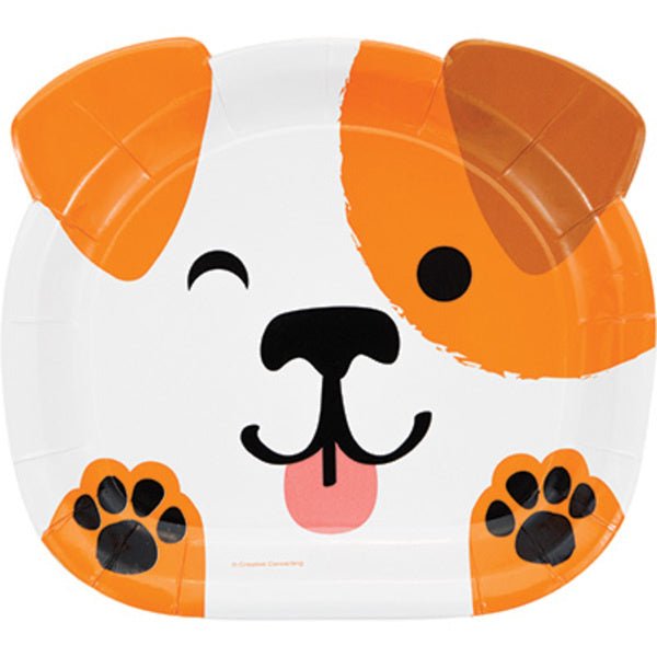Borden Honden 20cm 8st van Creative Converting koop je bij Partywinkel