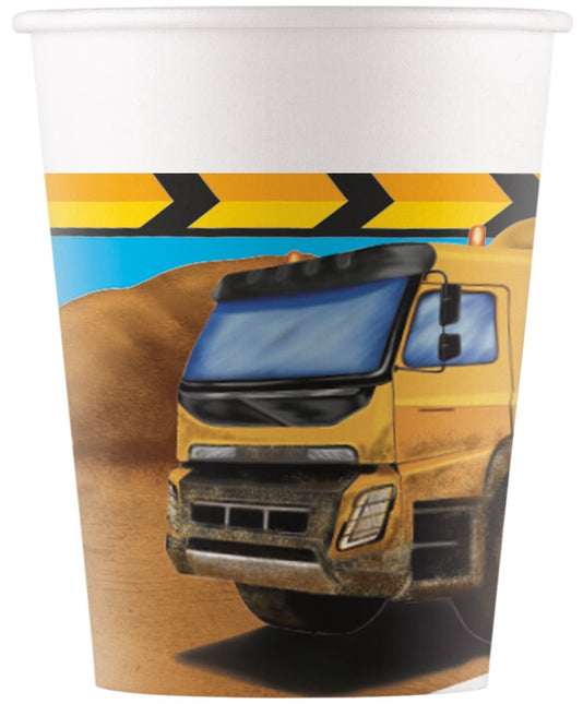 Bouw Bekers 200ml 8st van Procos koop je bij Partywinkel