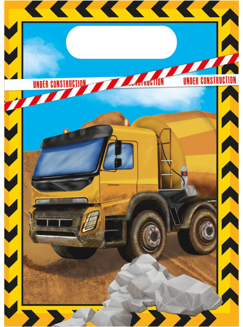 Bouw Uitdeelzakjes 6st van Procos koop je bij Partywinkel