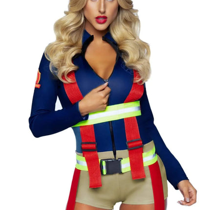 Brandweer Pak Dames Bodysuit Leg Avenue van Leg Avenue koop je bij Partywinkel
