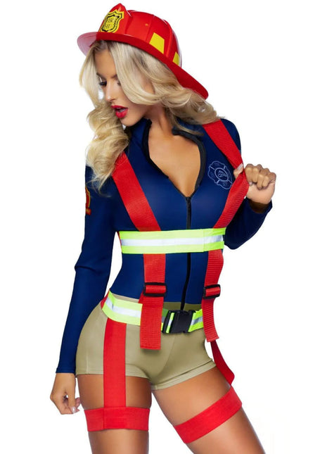 Brandweer Pak Dames Bodysuit Leg Avenue van Leg Avenue koop je bij Partywinkel