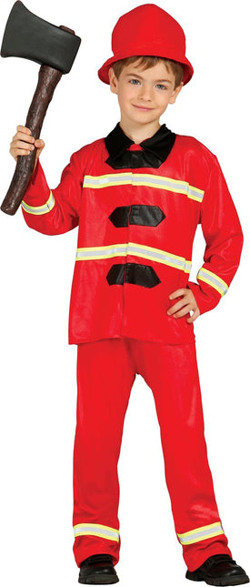 Brandweerpak Kind Rood van Fiestas Guirca koop je bij Partywinkel