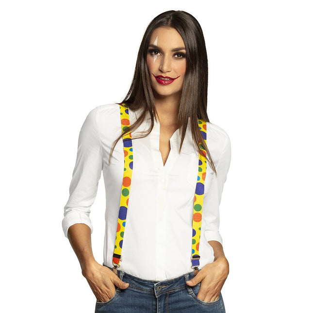 Bretels Clown van Boland koop je bij Partywinkel