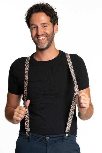 Bretels Luipaard van Partychimp koop je bij Partywinkel