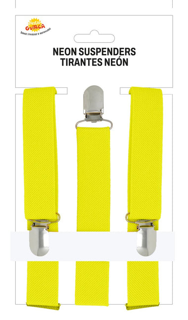 Bretels Neon Geel van Fiestas Guirca koop je bij Partywinkel