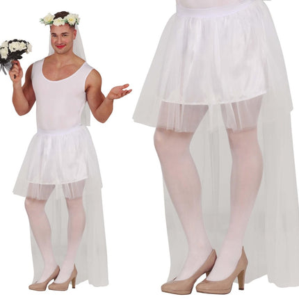Bride Tutu Heren 80cm van Fiestas Guirca koop je bij Partywinkel