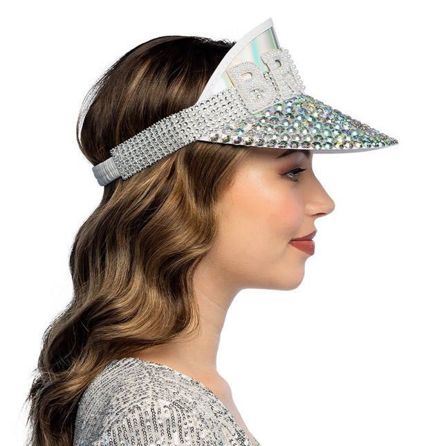 Bride Zonneklep Glitters van Boland koop je bij Partywinkel