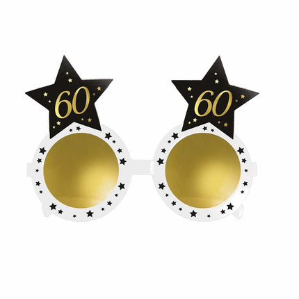 Bril 60 Jaar Sterren van Fiestas Guirca koop je bij Partywinkel
