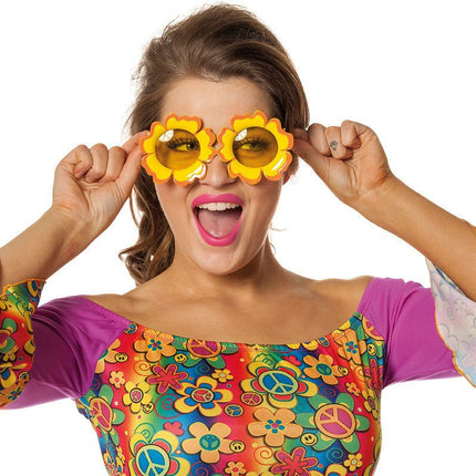 Bloemen Bril Geel van Wilbers & Wilbers koop je bij Partywinkel