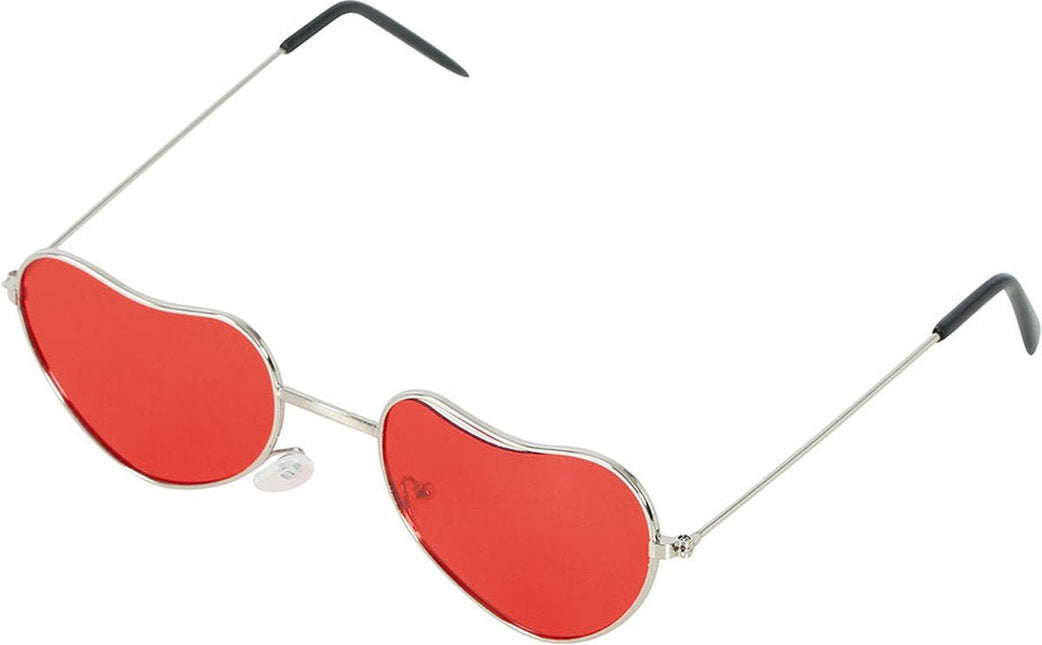 Bril Hartjes Rood van Fiestas Guirca koop je bij Partywinkel