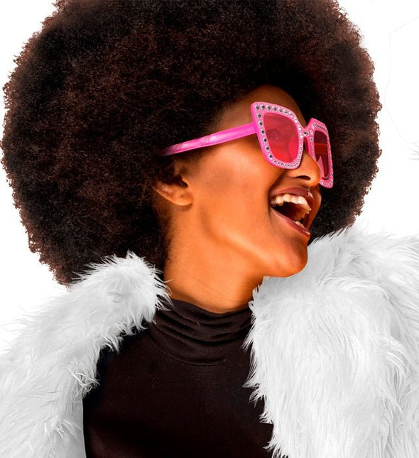 BRIL ROZE MET STRASS van Widmann koop je bij Partywinkel