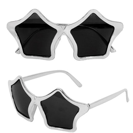 BRIL STERREN ZILVER van Widmann koop je bij Partywinkel