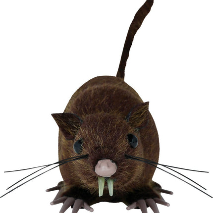 Bruine Nep Rat 15cm van Fiestas Guirca koop je bij Partywinkel