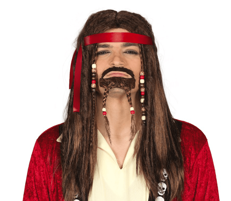 Bruine Pruik Dreads En Sik van Fiestas Guirca koop je bij Partywinkel