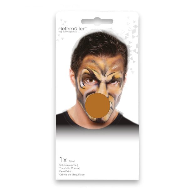 Bruine Schmink 28ml van Riethmueller koop je bij Partywinkel