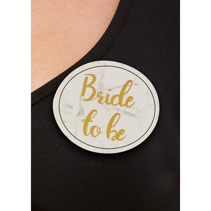 Button Bride To Be van Smiffys koop je bij Partywinkel