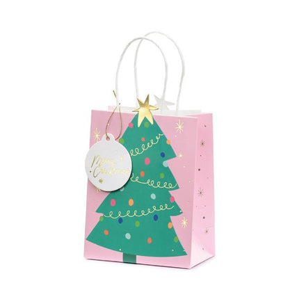 Cadeautasje Kerstboom 20cm van Partydeco koop je bij Partywinkel