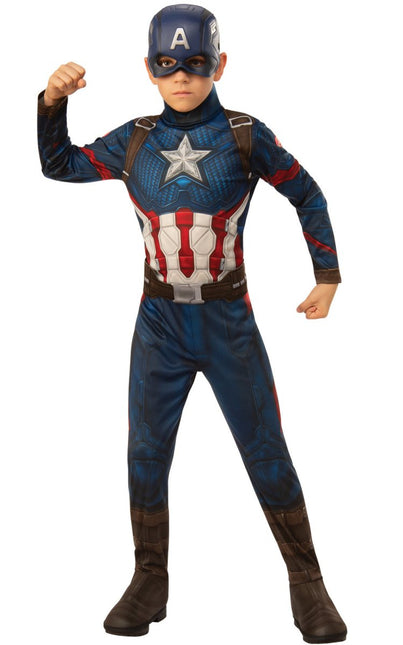 Captain America Kostuum Kind Blauw van Rubies koop je bij Partywinkel