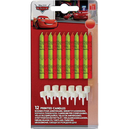 Cars Kaarsjes 24 - delig van Procos koop je bij Partywinkel