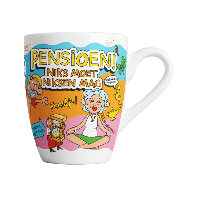 Cartoonmok - Pensioen, niks moet van Paper Dreams koop je bij Partywinkel
