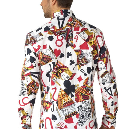 Casino Speelkaarten Overhemd Heren OppoSuits van OppoSuits koop je bij Partywinkel