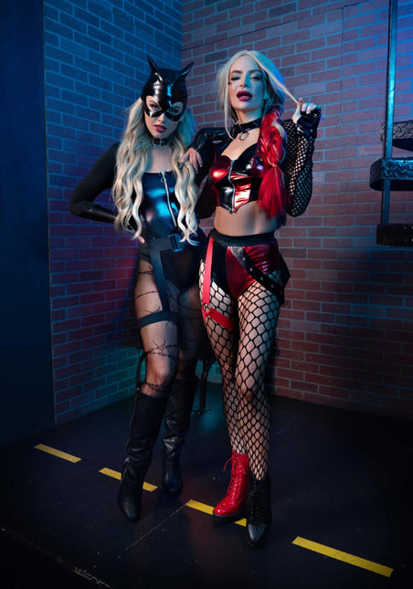 Catwoman Kostuum Dames Bodysuit Leg Avenue van Leg Avenue koop je bij Partywinkel