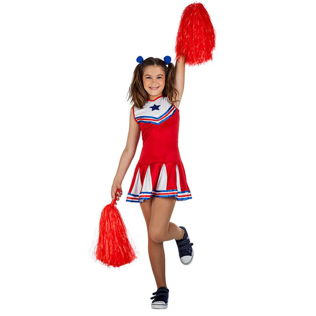 Cheerleader Kostuum Meisje van Boland koop je bij Partywinkel