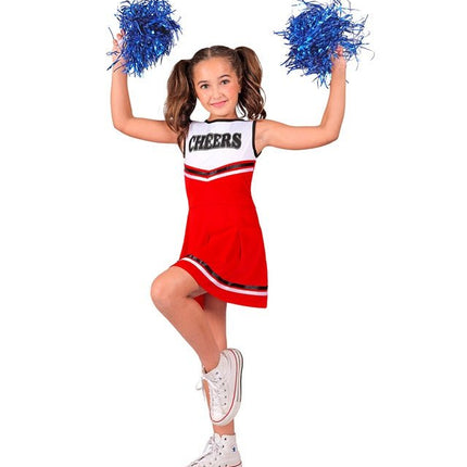 Cheerleader Rood Kostuum Kind van Widmann koop je bij Partywinkel