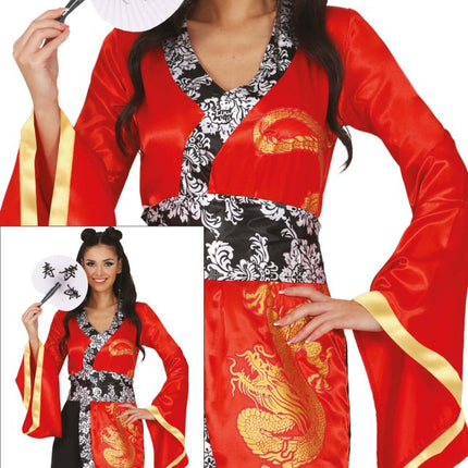 Chinees Kostuum Dames 2 delig van Fiestas Guirca koop je bij Partywinkel