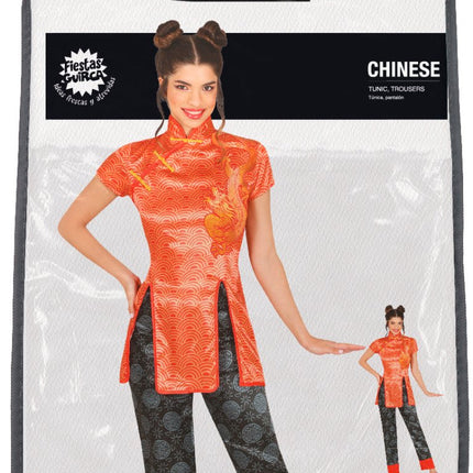 Chinees Kostuum Rood Dames van Fiestas Guirca koop je bij Partywinkel