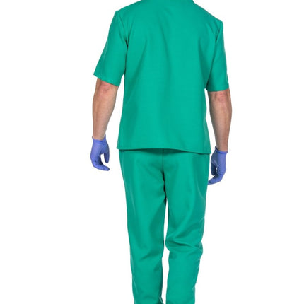 Chirurg Kostuum Groen Heren 4 delig van Wilbers & Wilbers koop je bij Partywinkel