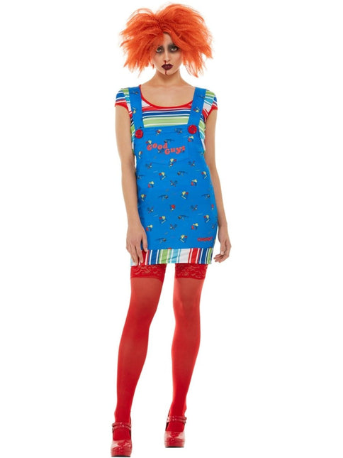 Chucky Costume, Blue Dames van Smiffys koop je bij Partywinkel