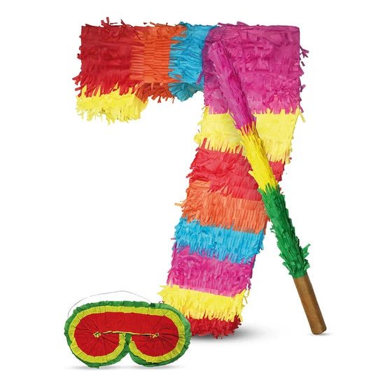 Cijfer 7 Piñata Set 3-delig 45cm van VDV Benefit koop je bij Partywinkel