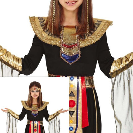 Cleopatra Jurkje Meisje Zwart van Fiestas Guirca koop je bij Partywinkel