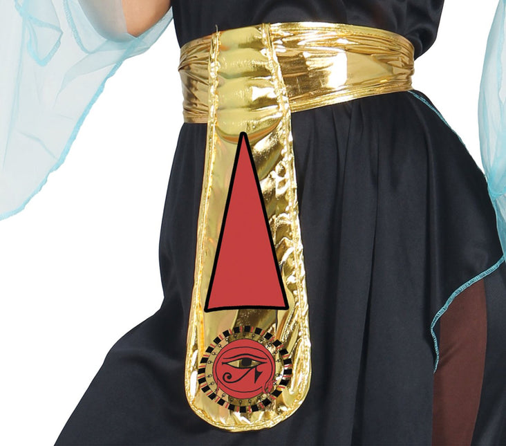 Cleopatra Kostuum Zwart Goud Dames van Fiestas Guirca koop je bij Partywinkel