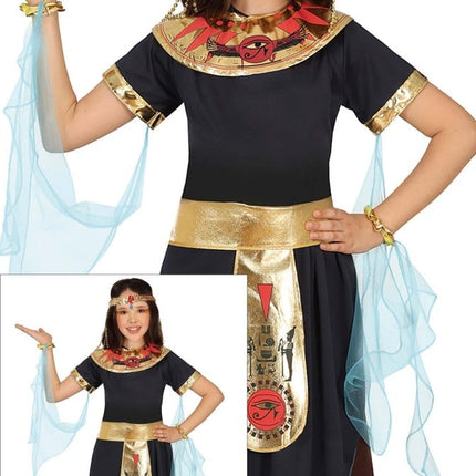Cleopatra Kostuum Zwart Meisje van Fiestas Guirca koop je bij Partywinkel