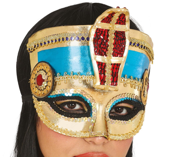 Cleopatra Oogmasker Goud van Fiestas Guirca koop je bij Partywinkel