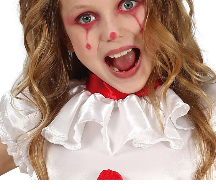 Clown Halloween Kostuum Meisje Wit van Fiestas Guirca koop je bij Partywinkel
