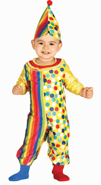 Clown Kostuum Baby Gekleurd van Fiestas Guirca koop je bij Partywinkel