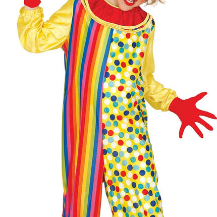 Clownspak Kind Gekleurd van Fiestas Guirca koop je bij Partywinkel