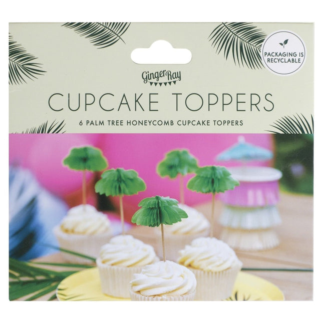 Cocktailprikkers Palmboom 6st van Ginger Ray koop je bij Partywinkel