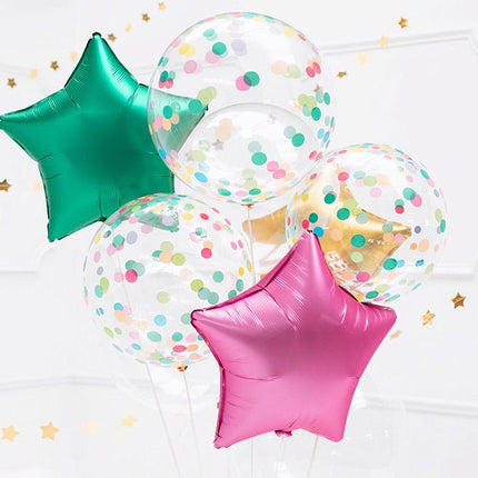 Confetti Ballon 40cm van Partydeco koop je bij Partywinkel