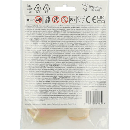 Confetti Ballon Roze Goud 61cm van Folat koop je bij Partywinkel