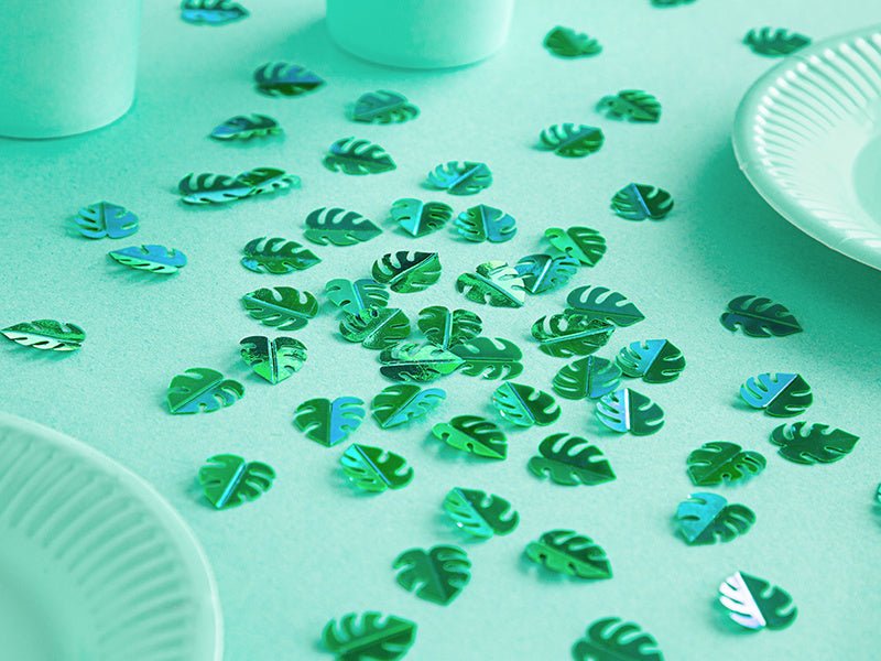 Confetti Blad Groen van Partydeco koop je bij Partywinkel