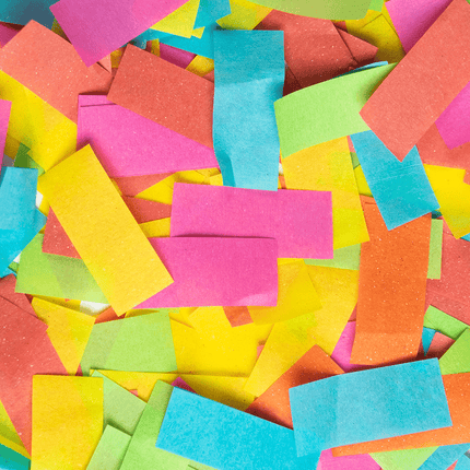 Confetti kanon 60 cm - Meerkleurig papier van Paper Dreams koop je bij Partywinkel